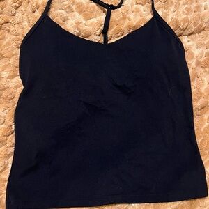 Old Navy Black Strappy active Tank